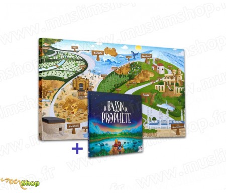 Pack Toile "Voyage au Pays des Prophètes" + Livre "Le Bassin du Prophète"