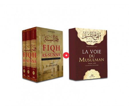 Coffret 2 Livres ! Fiqh Sunna + La voie du Musulman