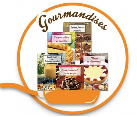 Coffret 5 livres "Gourmandise"