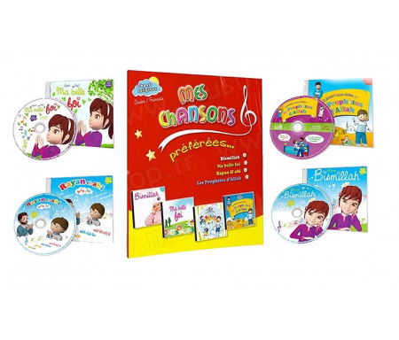 Coffret 4 Cd + 1 livres de Chants