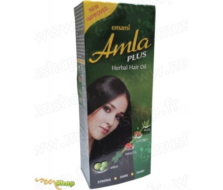 Emami Amla Plus aux 3 huiles (Hibiscus, Amande et Aloe Vera) - 100 ml