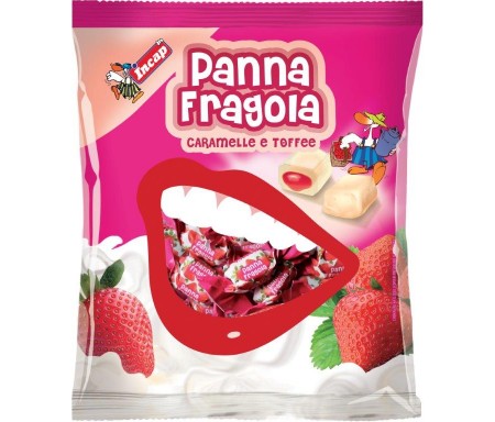 Bonbons tendres parfum crème de Fraise - 500g