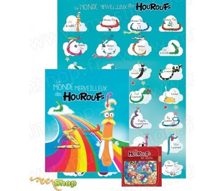 Houroufs - Pack spécial Livre + Aimant + Poster