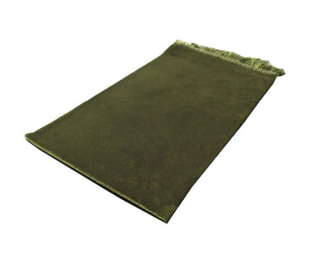 Tapis de Prière Velours Luxe - Vert forêt