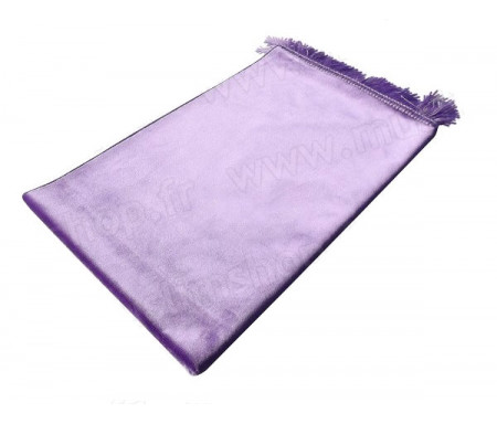 Tapis de Prière Velours Luxe couleur unie - VIOLET LAVANDE