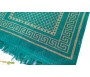 Tapis de prière Velours couleur vert - motif losange