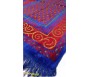 Tapis de prière Velours couleur Rouge et Bleu- motif losange