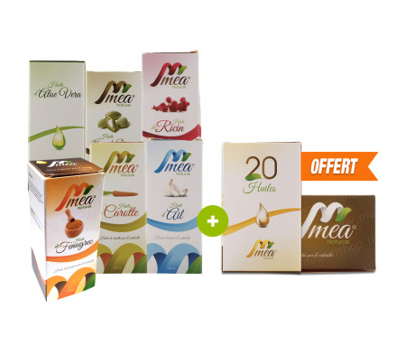 Pack 6 huiles Mea Naturals + 1 Offerte !