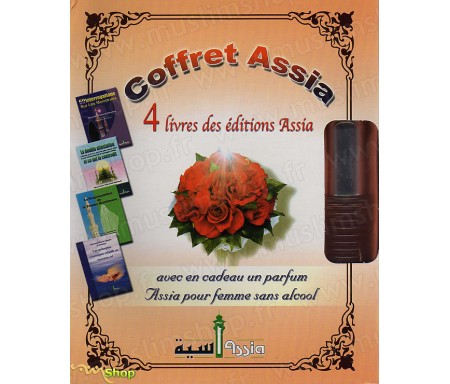 Coffret Assia 4 livres + 1 parfum (Spécial Femme)