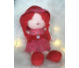 Peluche Malika - Grande poupée pour fillettes (Doudou sans les yeux - 40 cm)