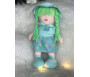Peluche Meriem - Grande poupée pour fillettes (Doudou sans les yeux - 40 cm)