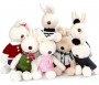 Peluche/Doudou Lapin Amina (Famille Arnoube)