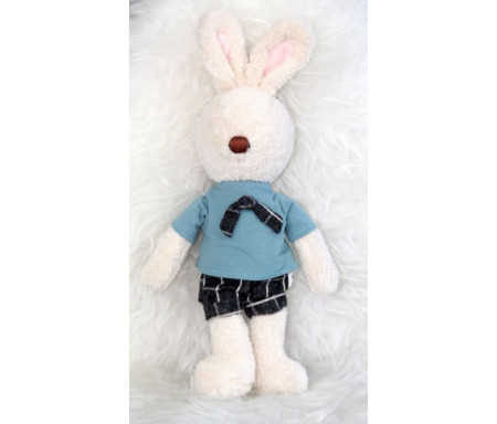 Peluche/Doudou Lapin Aymen (Famille Arnoube)