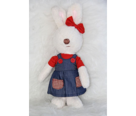 Peluche/Doudou Lapin Ikram (Famille Arnoube)