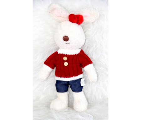 Peluche/Doudou Lapin Jamila (Famille Arnoube)