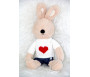 Peluche/Doudou Lapin Jassim (Famille Arnoube)