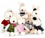 Peluche/Doudou Lapin Jassim (Famille Arnoube)