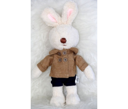 Peluche/Doudou Lapin Karim (Famille Arnoube)