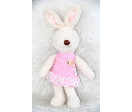 Peluche/Doudou Lapin Malika (Famille Arnoube)