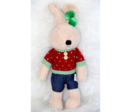 Peluche/Doudou Lapin Meriem (Famille Arnoube)