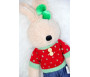 Peluche/Doudou Lapin Meriem (Famille Arnoube)