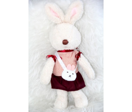 Peluche/Doudou Lapin Shaïma (Famille Arnoube)