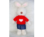 Peluche/Doudou Lapin Sihame (Famille Arnoube)