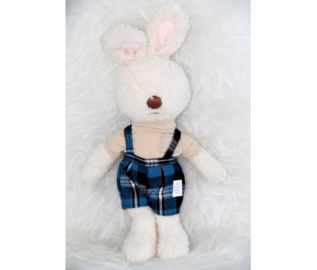 Peluche/Doudou Lapin Yacine (Famille Arnoube)