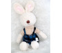 Peluche/Doudou Lapin Yacine (Famille Arnoube)