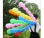 Pack de 10 ballons multicolores sous forme de spirales (spécial fêtes)