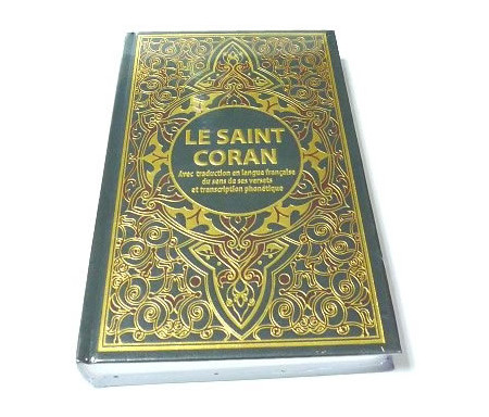 Le Saint Coran arabe avec traduction en langue française du sens de ses versets et transcription phonétique
