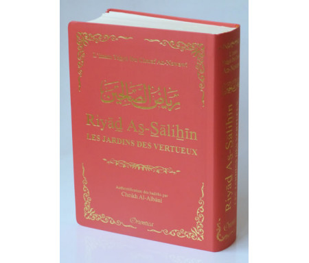 Riyad As-Salihîn - Le jardin des vertueux (couverture rose saumon dorée)