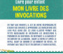 Mon livre des invocations - Version Garçon