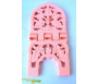 Grand porte Coran moulé de couleur rose - 19x38 cm