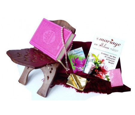 Coffret/Pack cadeau à offrir couleur rose pour femmes (pour toutes les occasions y compris un mariage)