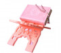 Coffret/Pack cadeau de luxe rose claire pour femme : Le Saint Coran (français/arabe/phonétique) + Porte Coran + Chapelet