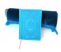 Pack cadeau : Le Saint Coran (arabe-français-phonétique) avec couverture daim de luxe (bleu) + Tapis unis en velours couleur bleu