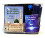 Pack Cadeau Bleu - Spécial Ramadan : Livres La description de la prière du Prophète & Les règles du jeûne, Tapis en velours et Parfum Musc N°1 (8 ml)