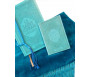 Pack cadeau Bleu : Le Saint Coran + La Citadelle du musulman (français / arabe / phonétique) + Tapis de prière en velours + Chapelet