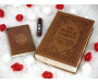 Pack Cadeau Couleur marron (Coran - Citadelle - Parfum - Lanterne métallique - Sac cadeau)