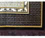 Tapis de prière Velours et confortable deux (2) places - Marron