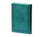 Le Saint Coran version arabe (Lecture Hafs) de luxe avec couverture en daim vert-foncé