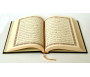 Le Saint Coran version arabe de luxe (Lecture Hafs) avec couverture noire dorée
