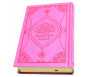 Pack cadeau rose pour femmes : Le Noble Coran (bilingue français/arabe) + La Citadelle du Musulman + Tapis de prière (roses)