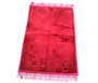 Grand tapis épais antidérapant avec motif Arabesque - Rouge