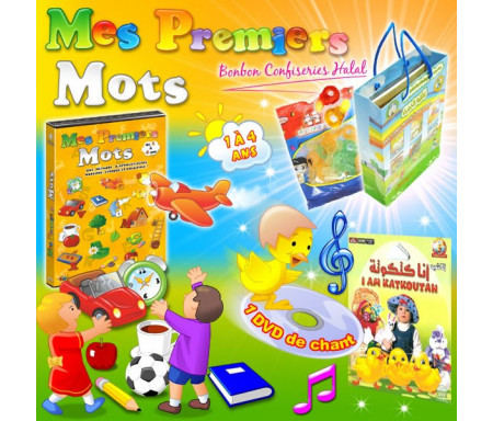 Pack Cadeaux : Mes premiers mots (1-4 ans)