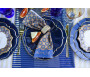 Lot de seize (16) Serviette de table Eid Mubarak style Marrakech