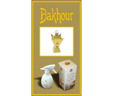 Eau parfumée désodorisante Musc d'Or "Bakhour (500 ml)