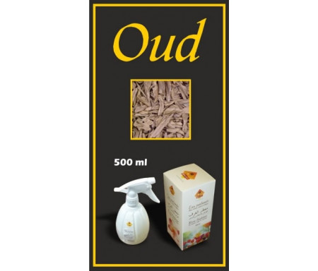 Eau parfumée désodorisante Musc d'Or " Oud" (500 ml)