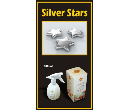 Eau parfumée désodorisante Musc d'Or "Silver Stars" (500 ml)